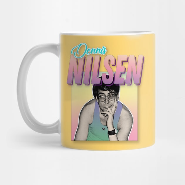 Dennis Nilsen Serial Killer Retro 80s Style Design by DankFutura